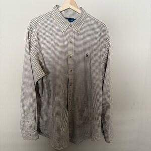 Polo Ralph Lauren Blake Button Up Pony Long Sleeve Shirt Men’s Size XL/TG Plaid